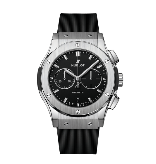 Hublot Classic Fusion Chronograph Titanium, 42mm with Rubber Strap