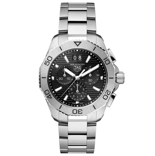 TAG Heuer Aquaracer Professional 200 Date Watch with a Black Dial