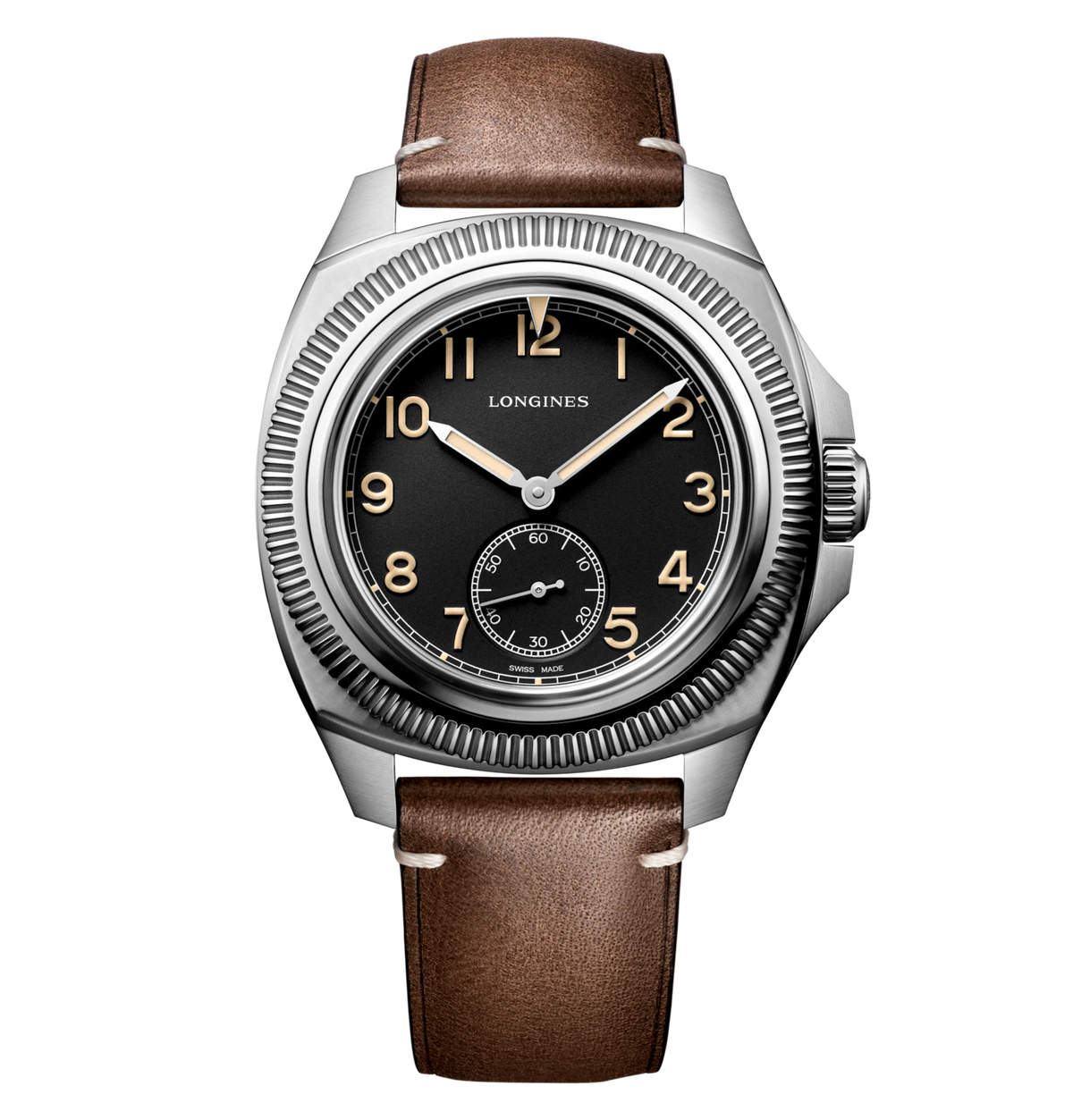 Longines Pilot Majetek Box Edition 43mm Watch with Black Dial
