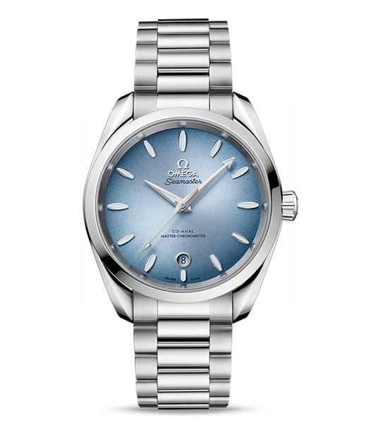 OMEGA Seamaster Aqua Terra 150M Co-Axial Master Chronometer, 38mm with Summer Blue Dial
