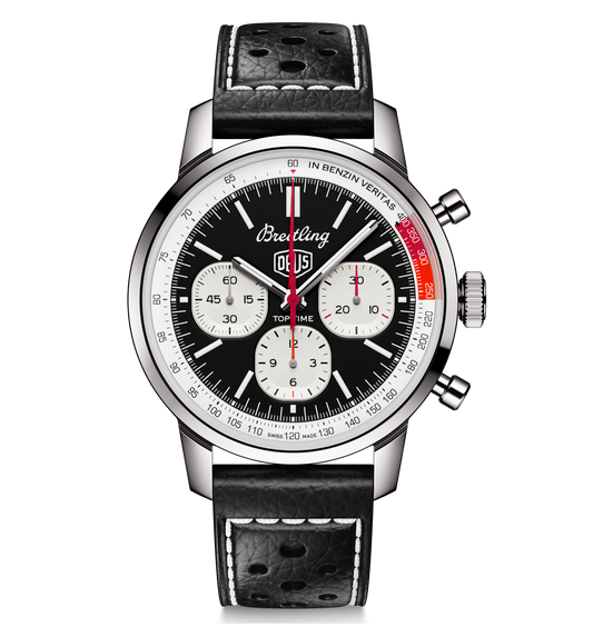 Breitling Top Time B01 Deus Watch with Black Dial