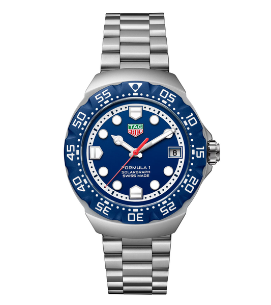 TAG Heuer Formula 1 Solargraph Watch with Blue Dial